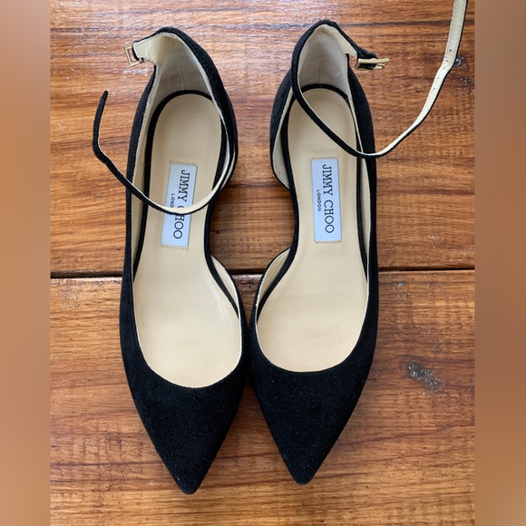 Jimmy Choo Lucy flats size 37 1/2 - Picture 1 of 7